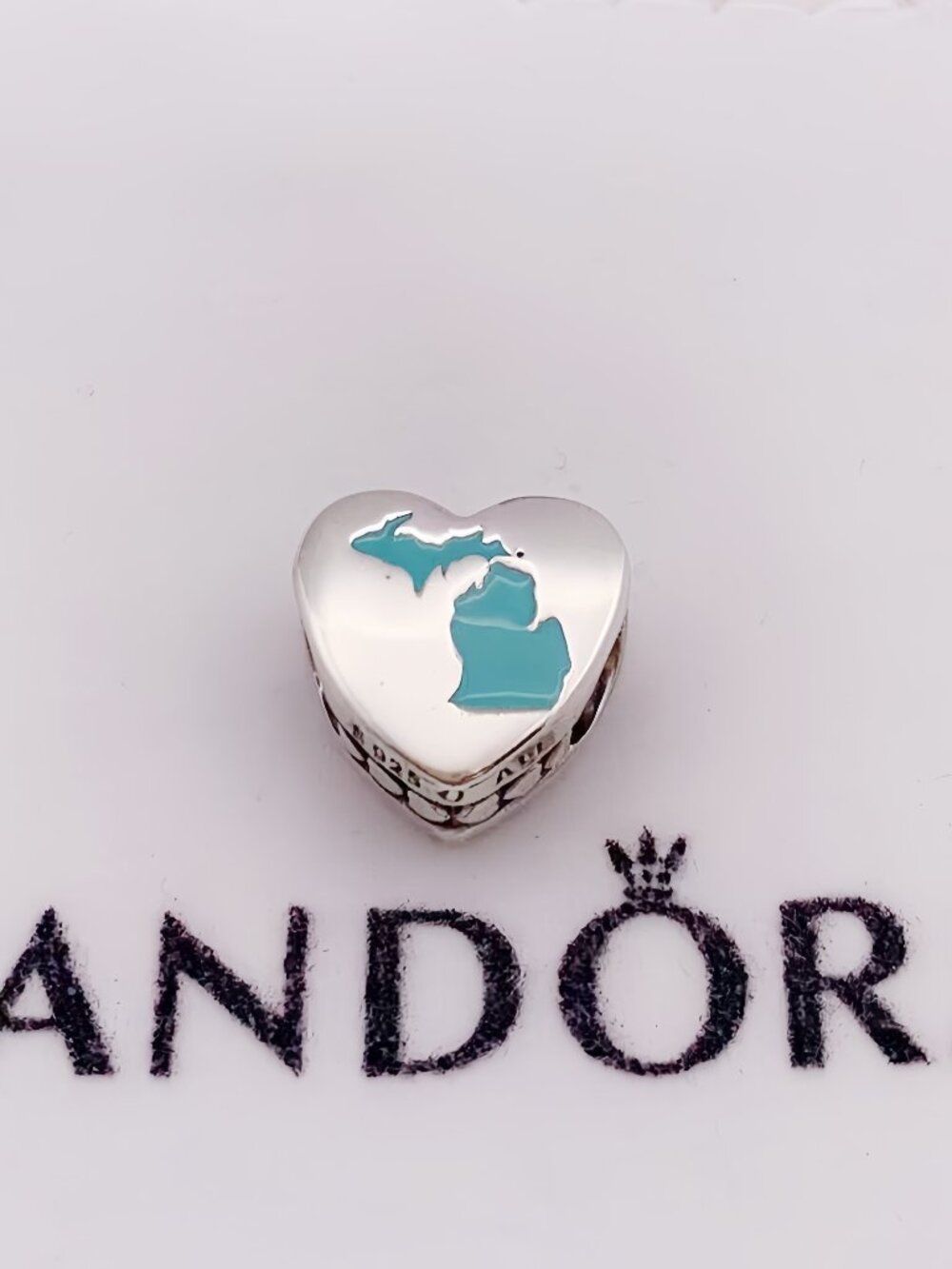 Pandora Michigan Heart Charm
